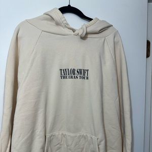Taylor Swift Eras Tour White Hoodie Sweatshirt